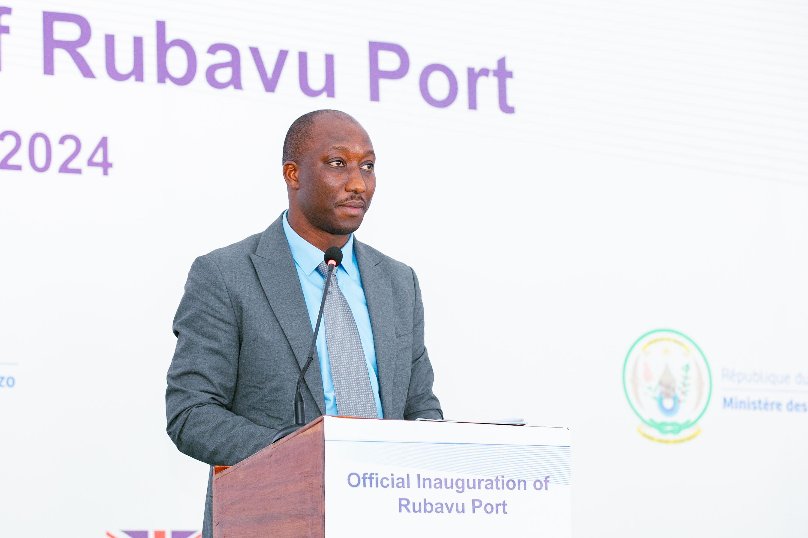 Rwanda's Minister of Infrastructure Jimmy Gasore hailed the port as a “key milestone” in Rwanda’s commitment to sustainable economic growth and regional integration.