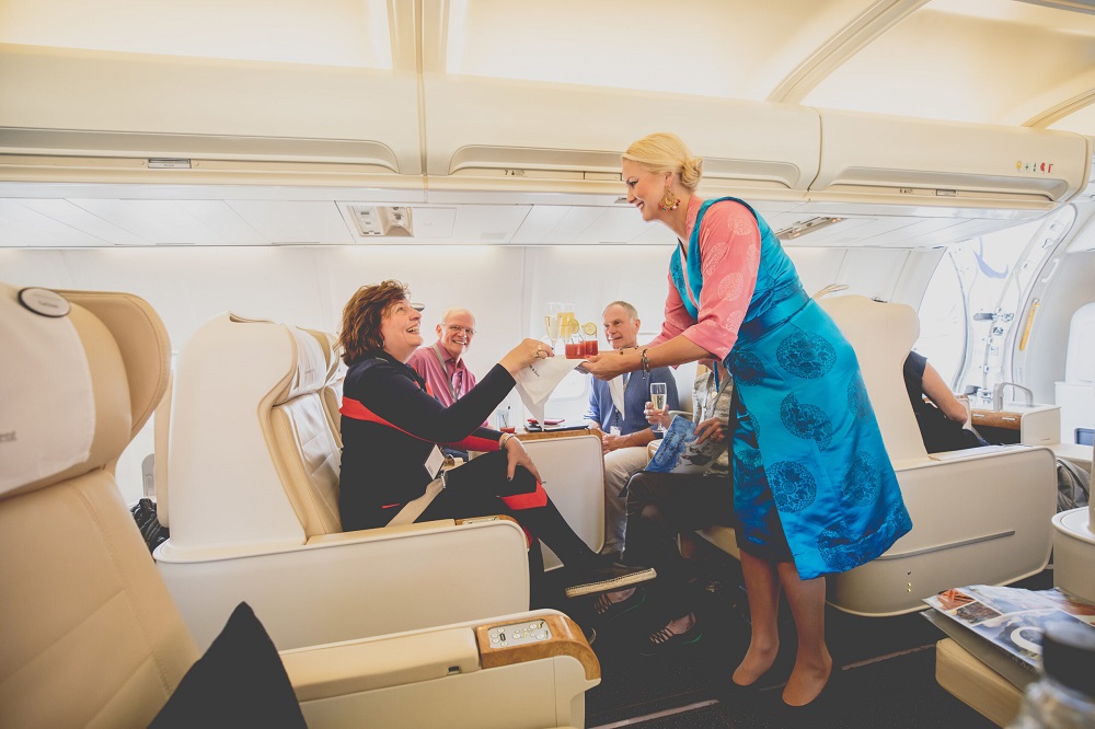 Tourists using Abercrombie & Kent's private jets receive excellent services. 