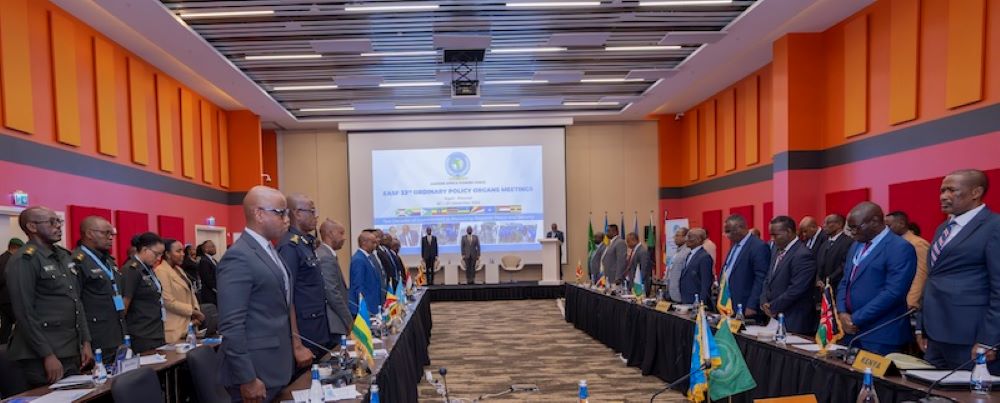 The opening ceremony of the Eastern Africa Standby Force (EASF)’s 33rd Policy Organs meeting took place at Kigali Convention Centre on December 19, 2024.