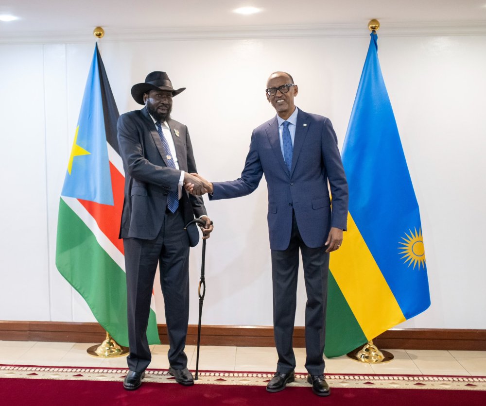President Kagame has held talks with Salva Kiir of South Sudan. 
