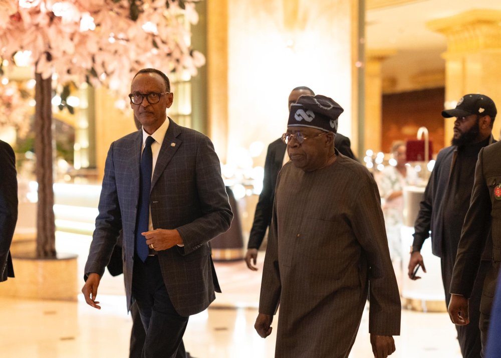 Both President Paul Kagame and Nigeria’s Bola Ahmed Tinubu are in the UAEto attend the Abu Dhabi Sustainability Week.