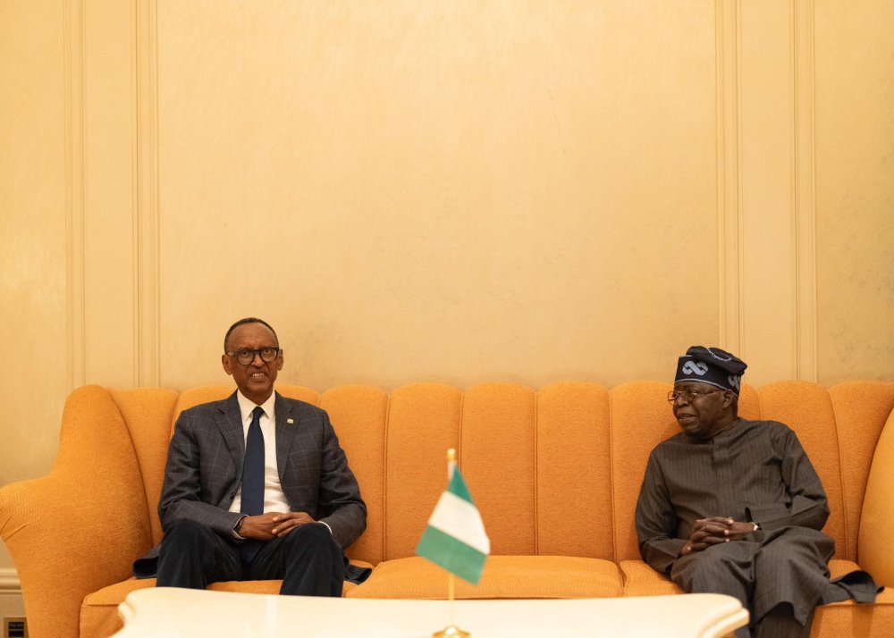 President Paul Kagame on January 13, 2025 held discussions with Nigerian President Bola Ahmed Tinubu on fostering bilateral cooperation.