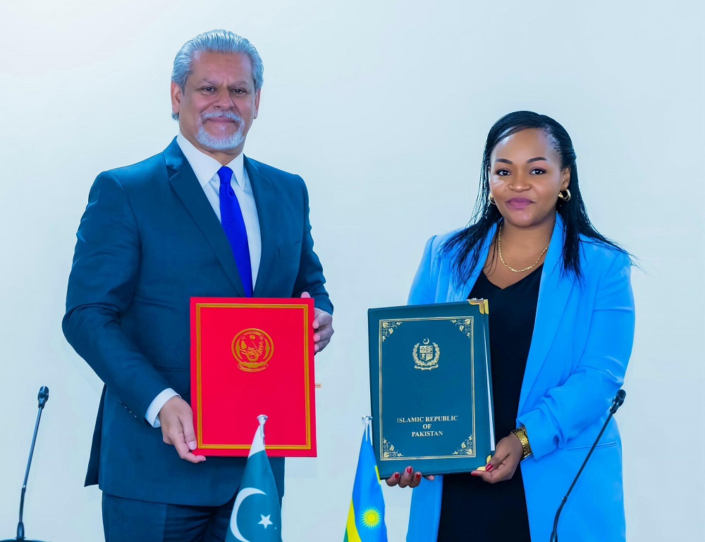 The agreement was signed on Monday, January 20, 2025, by Clementine Mukeka, Permanent Secretary in the Ministry of Foreign Affairs and International Cooperation, and Ambassador Hamid Asghar Khan, Additional Foreign Secretary for Africa.