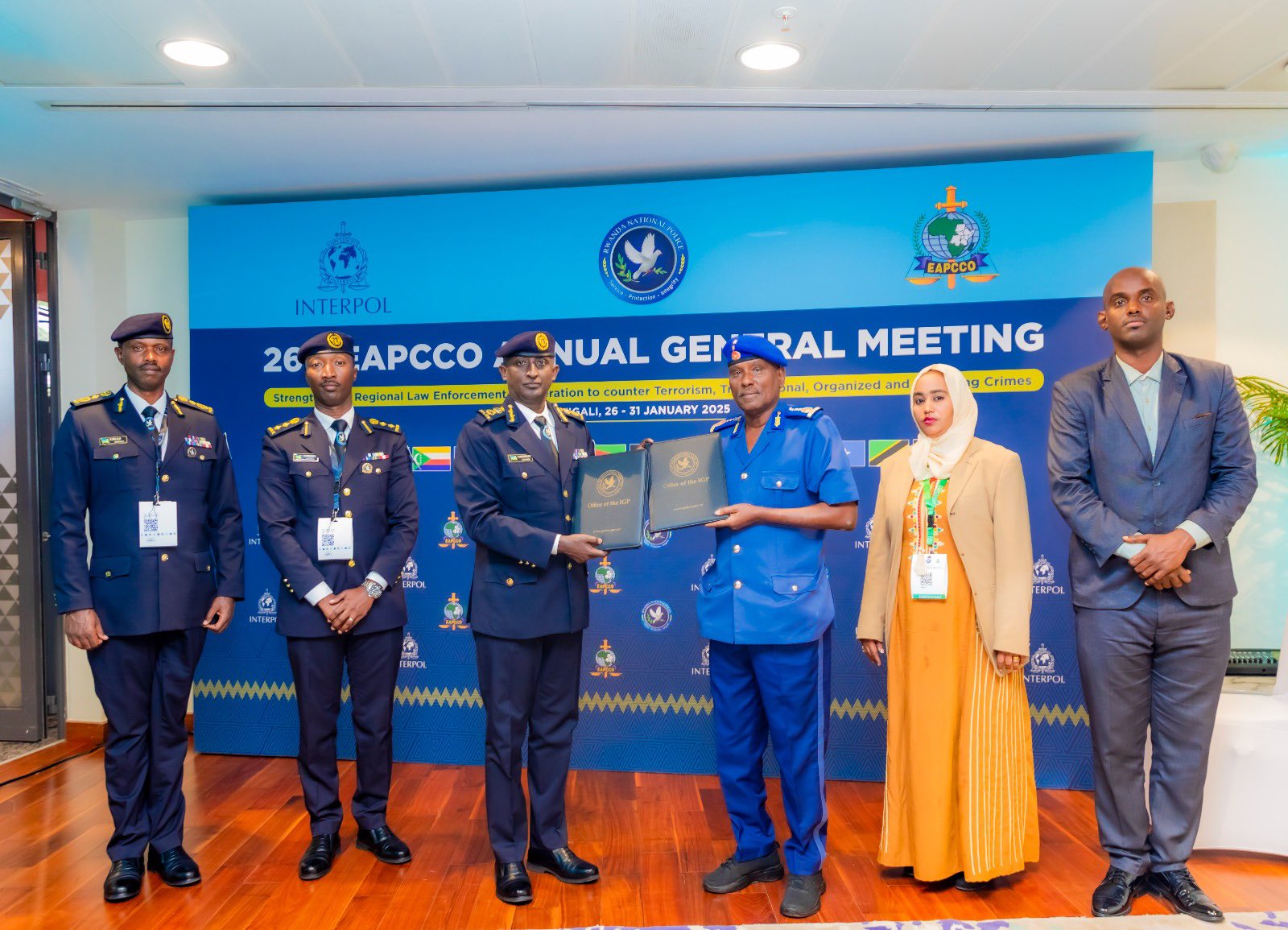 The Rwanda National Police stated that the agreement marks a significant step toward strengthening regional security and collaboration.