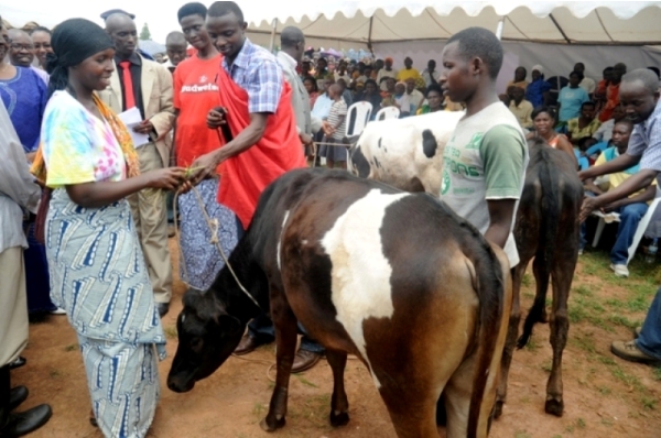 Some of Girinka beneficiaries
