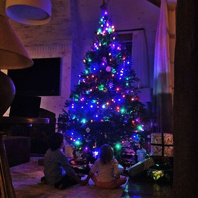 Gisele Bündchen shared a shot of her stunning Christmas tree.