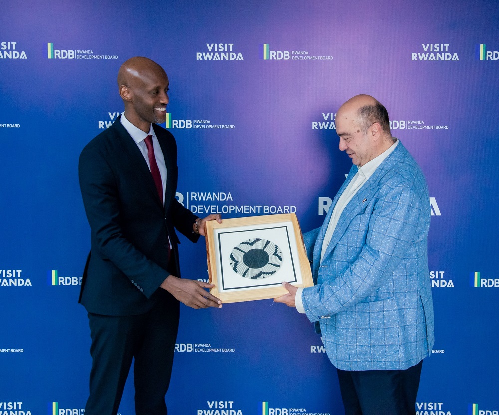 Dr. Sherine Abbas Helmy also held discussions with Jean-Guy Afrika, CEO of the Rwanda Development Board (RDB).