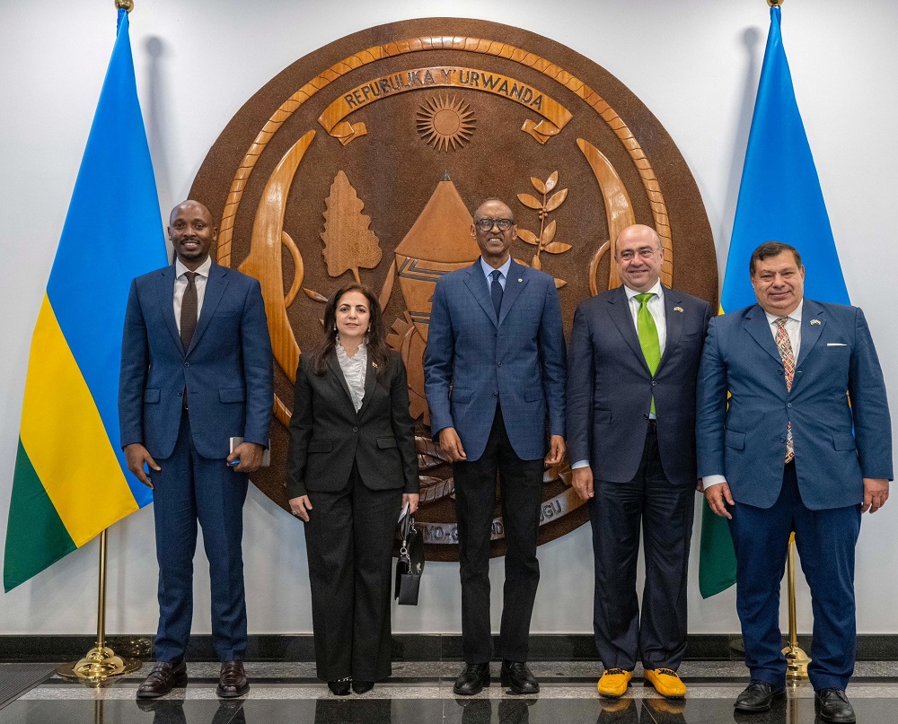 On Thursday, President Paul Kagame met with a delegation from Pharco Pharmaceuticals.