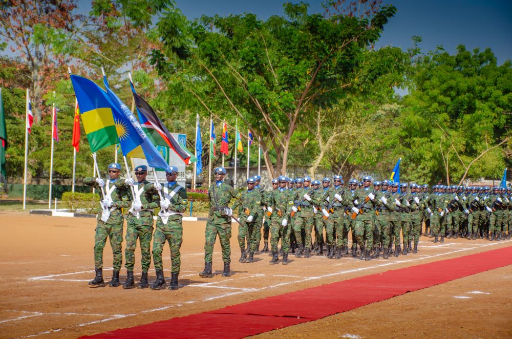 The ceremony was marked by parade demonstration, medal pinning and cultural dance performance.