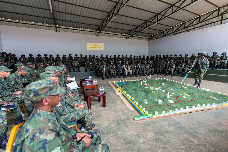 The graduates included senior and junior officers, as well as other ranks, from the Rwanda Defence Force (RDF), Rwanda National Police (RNP), and Rwanda Correctional Service (RCS).