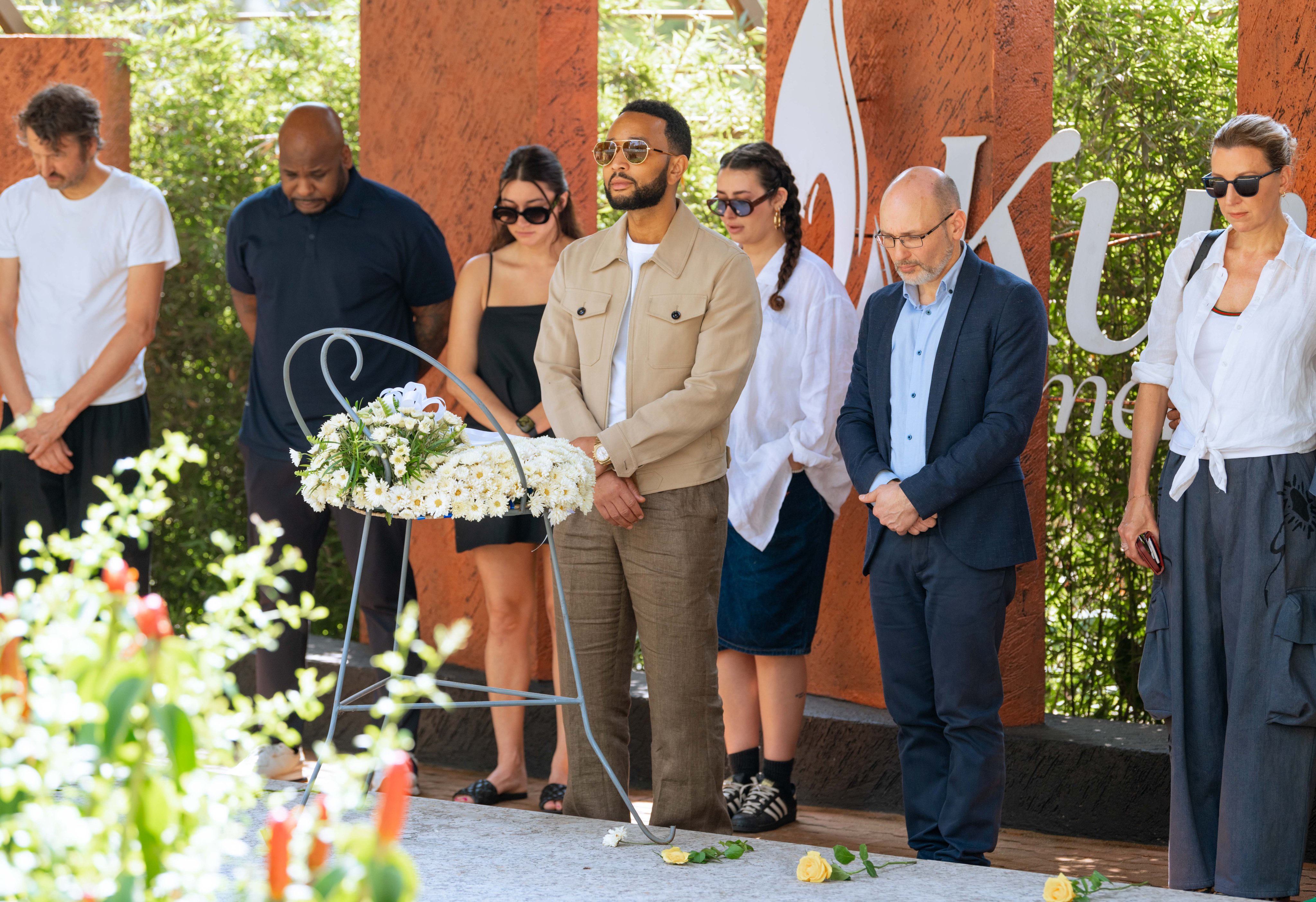 The Kigali Genocide Memorial, where John Legend and his team visited, serves as the final resting place for over 250,000 victims of the genocide.