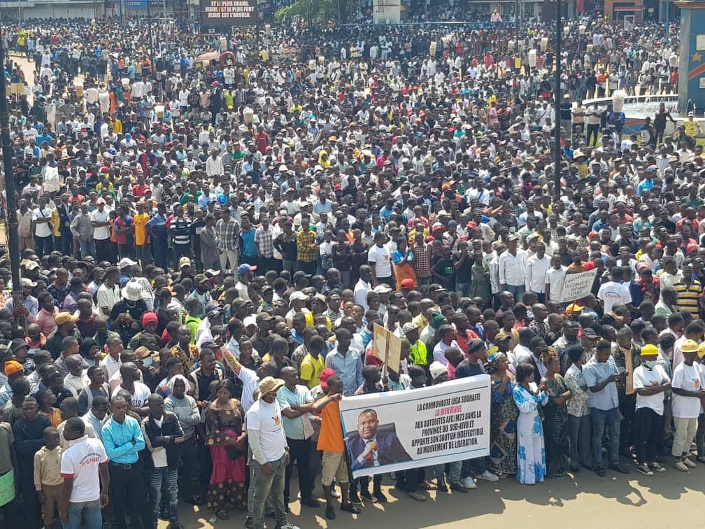 The meeting, addressed by Corneille Nangaa, the leader of the political-military coalition, had kicked off well, with a mammoth crowd in attendance.