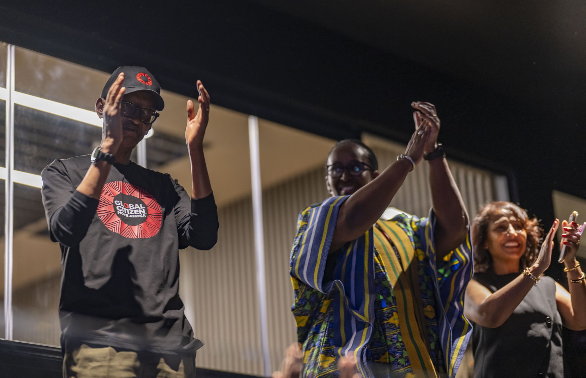 President Paul Kagame and First Lady Jeannette Kagame attended the show.