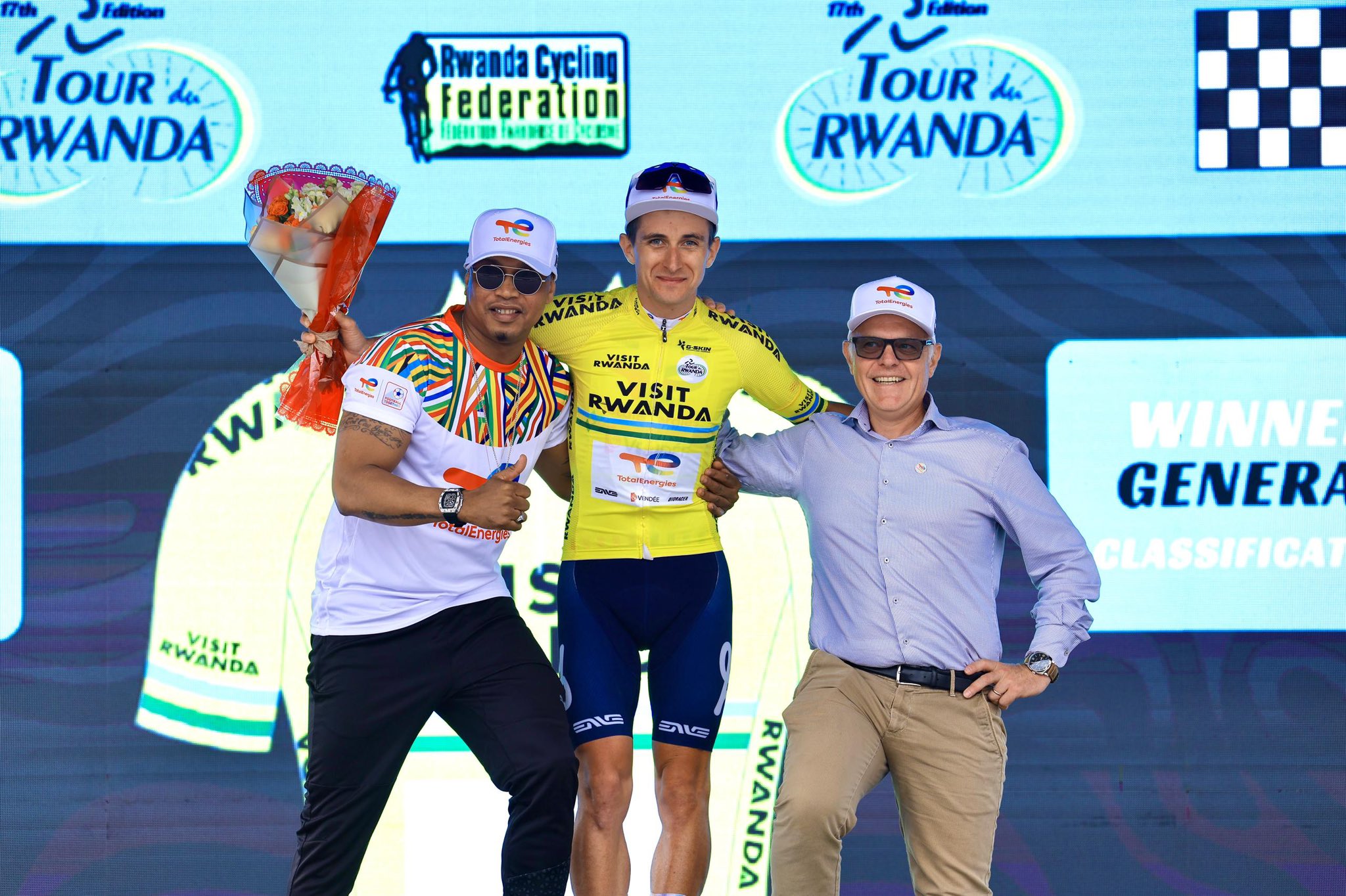 Doubey, representing TotalEnergies, had established a strong lead with a total race time of 19 hours, 35 minutes, and 12 seconds.