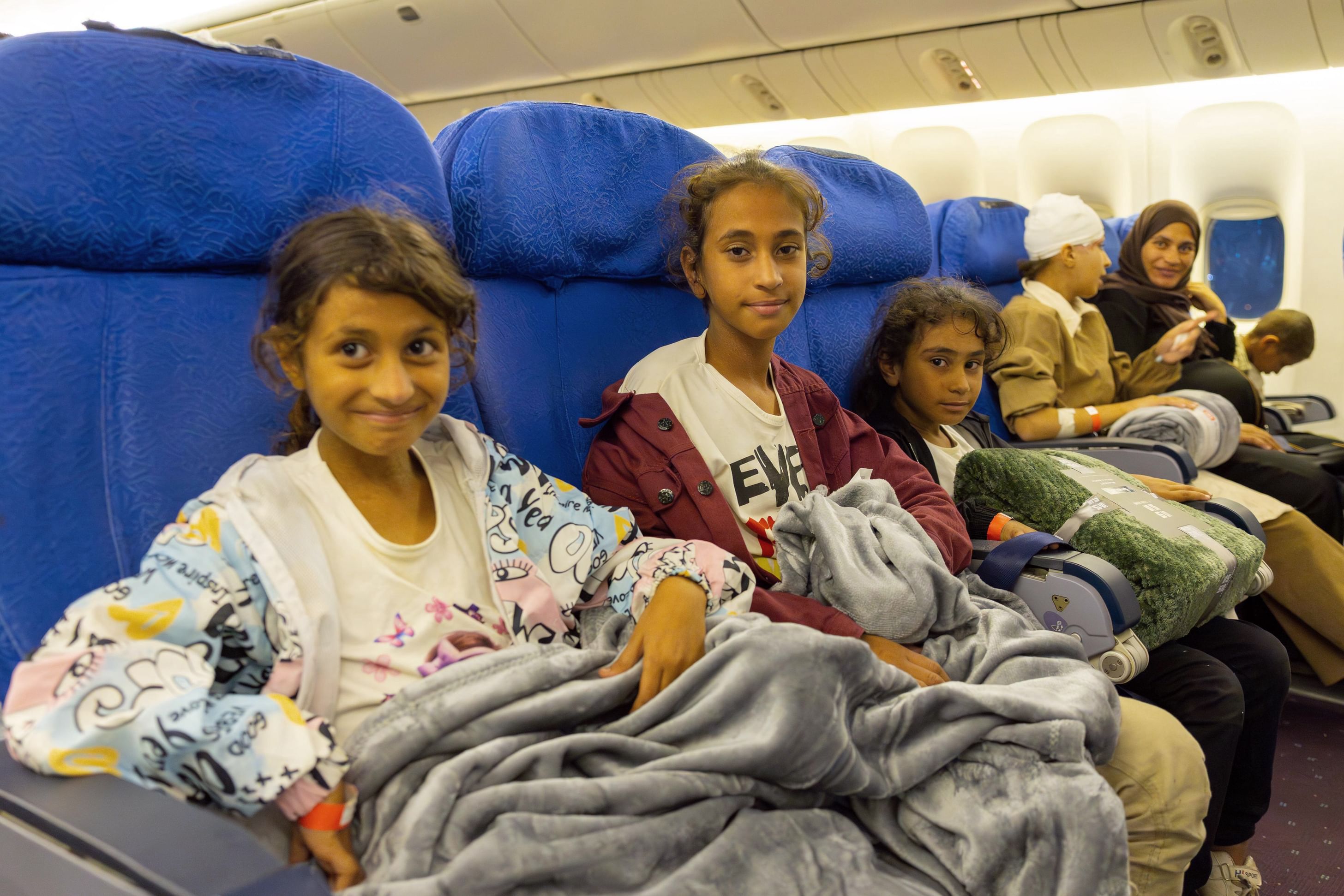 The United Arab Emirates has conducted a new medical evacuation flight, which included 155 patients and injured individuals, along with their family members from the Gaza Strip.