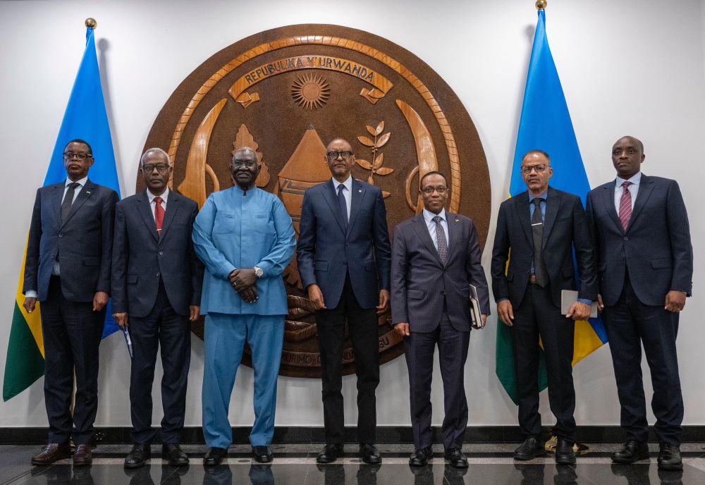 Malik Agar, Vice President of the Transitional Sovereignty Council of the Republic of Sudan was received a urugwiro Village along with his delegation.
