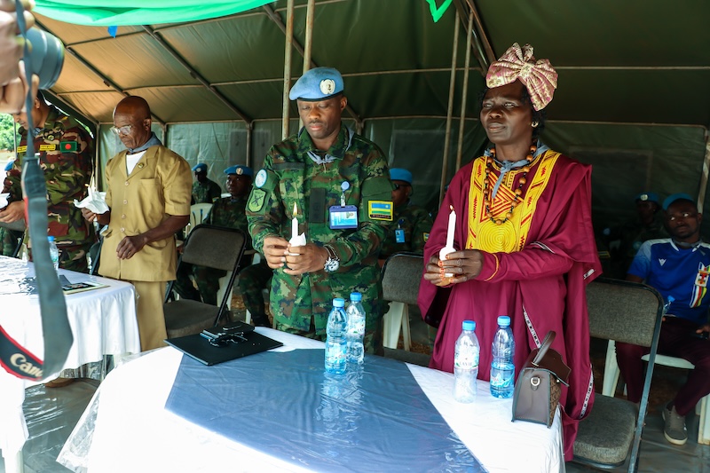 A moment of silence was observed in honor of over one million lives lost during the genocide.