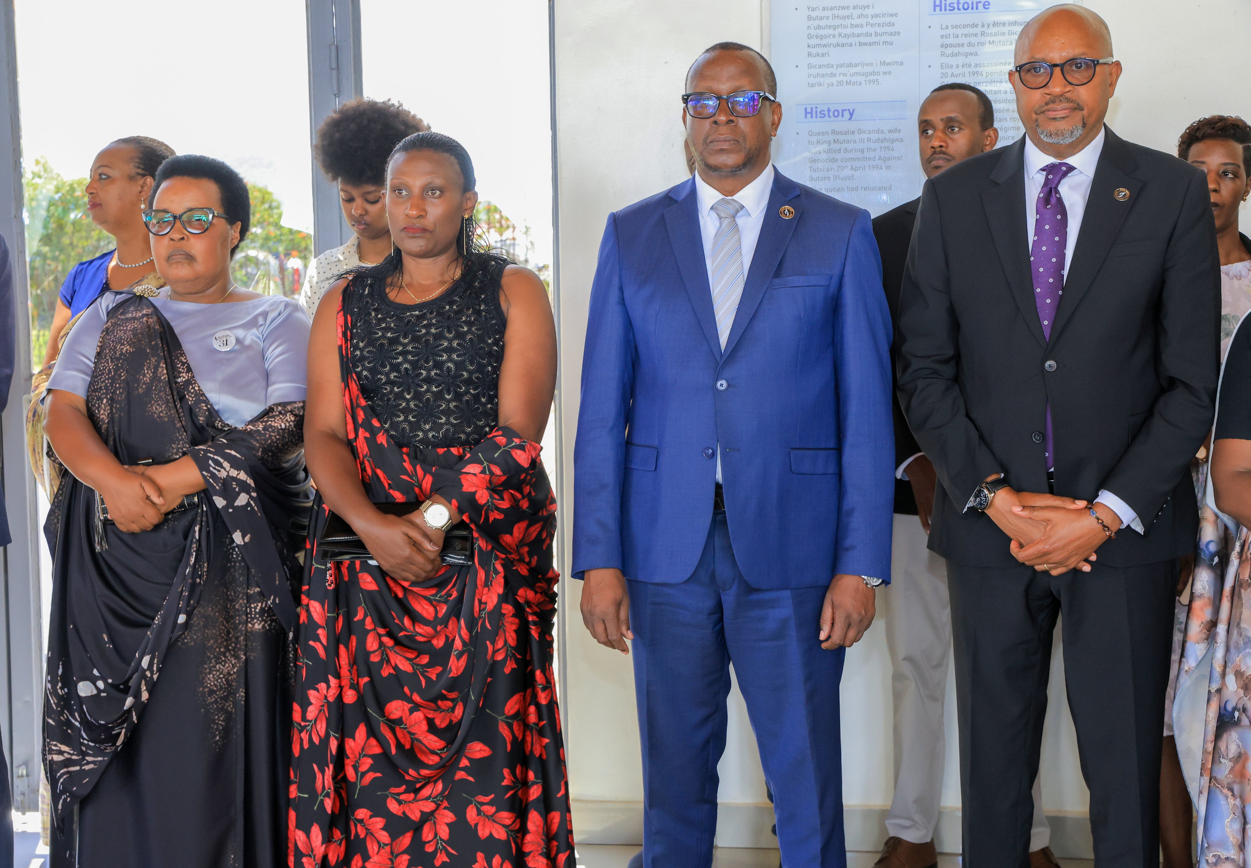 Jean Damascene Bizimana, Rwanda’s Minister of National Unity and Civic Engagement, on Sunday, April 20, joined members of the family and other officials to commemorate the life of Queen Rosalie Gicanda, 31 years after she was killed during the 1994 Genocide against the Tutsi.