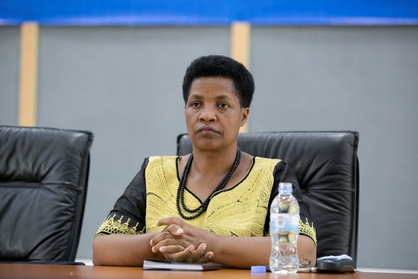 The governor of Southern Province, Mureshyankwano Marie Rose