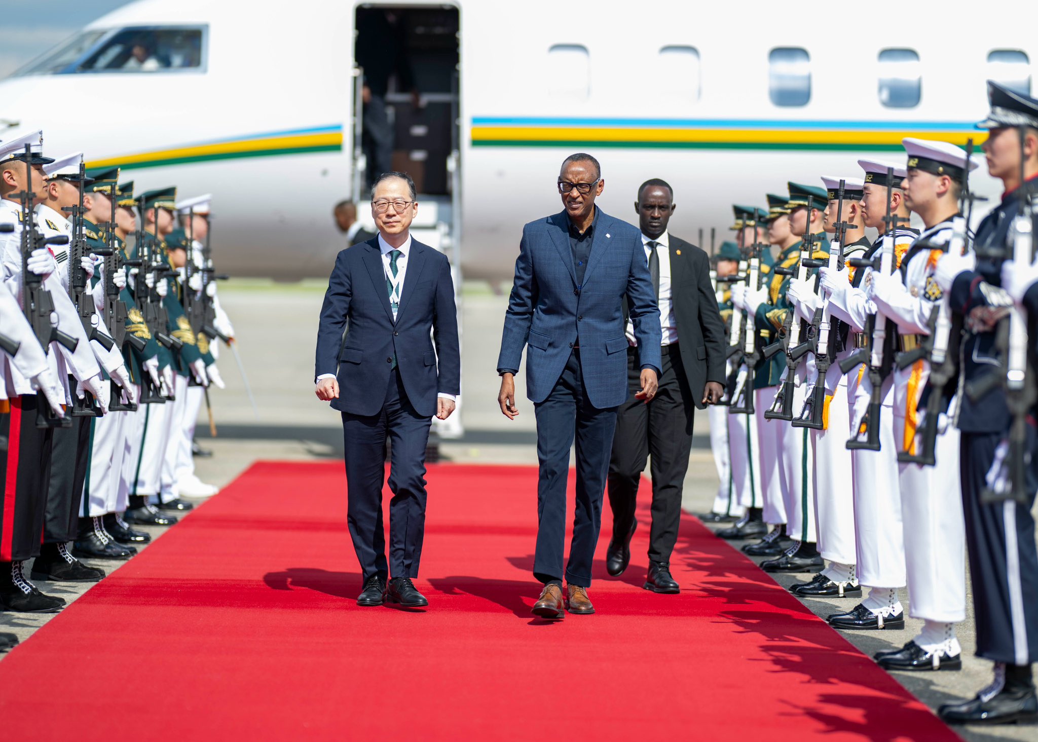 President Paul Kagame has arrived in Seoul, South Korea, ahead of the first-ever Korea-Africa summit.