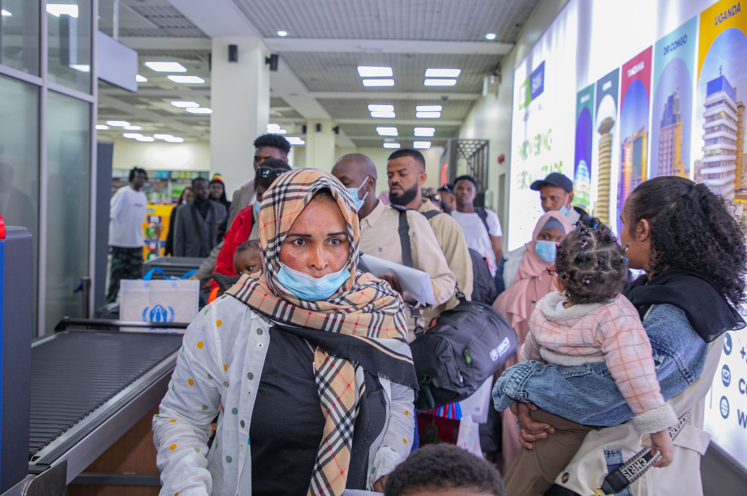 This is the 21st cohort of evacuees to arrive in Rwanda from Libya.
