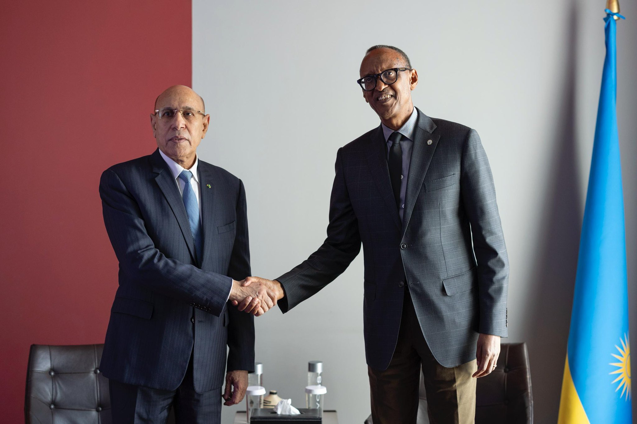 On the sidelines of the forum, President Kagame also held bilateral discussions with President Mohamed Ould Ghazouani of Mauritania.