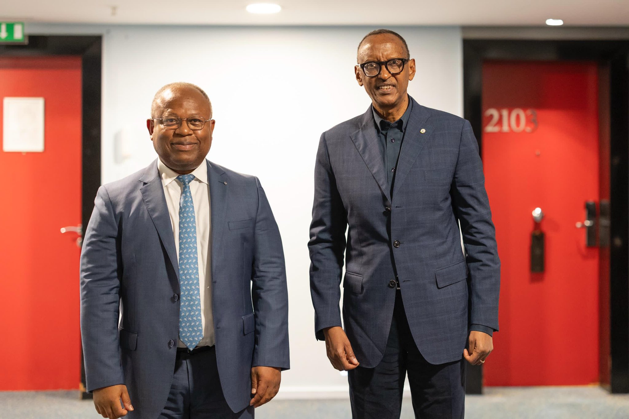 President Kagame also met with Alain Ebobissé, CEO of Africa50, to discuss ongoing collaboration with Rwanda.