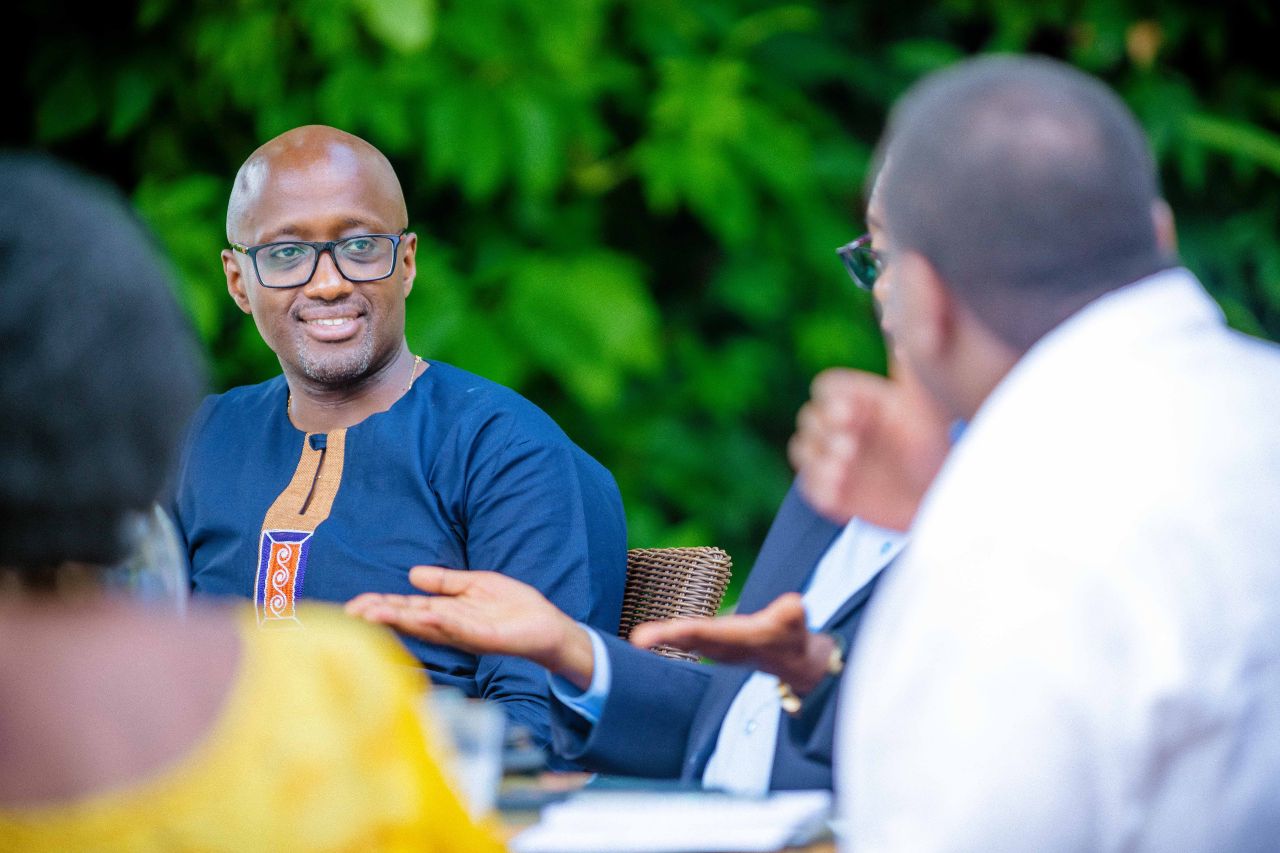 Rwanda's Foreign Affairs Minister Olivier Nduhungirehe during the meeting in Zanzibar.