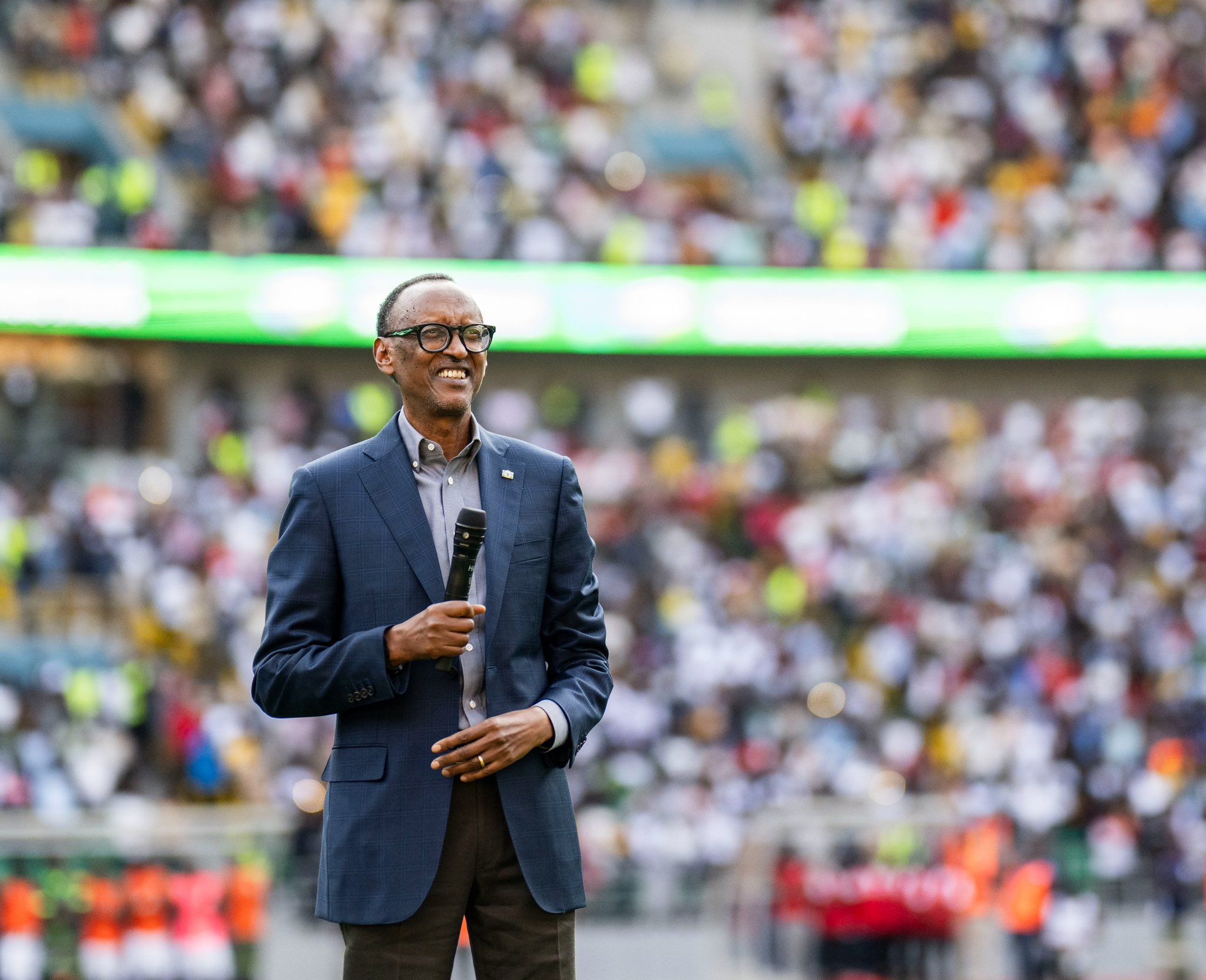 President Kagame said the renovation works at Amahoro Stadium were inspired by Motsepe and his FIFA counterpart Gianni Infantino