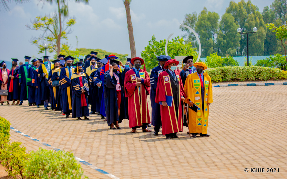 UNILAK management and students during a recent graduation event. 