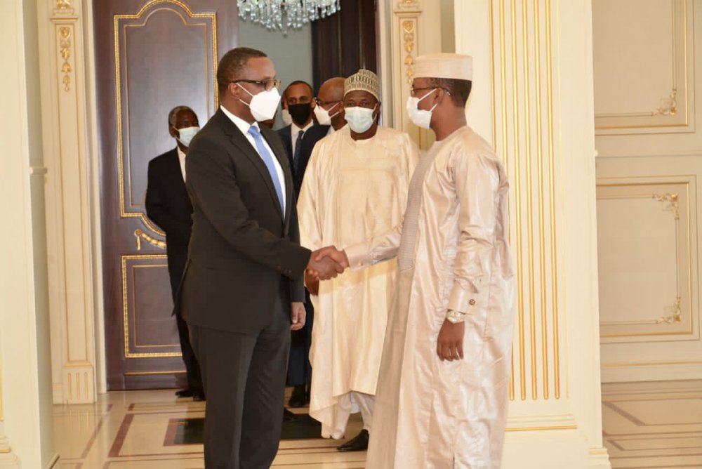 The Minister of Foreign Affairs, Dr. Vincent Biruta has met with Gen Mahamat Idriss Deby Itno, the President of the Transitional Military Council of Chad and conveyed the message of President Paul Kagame.