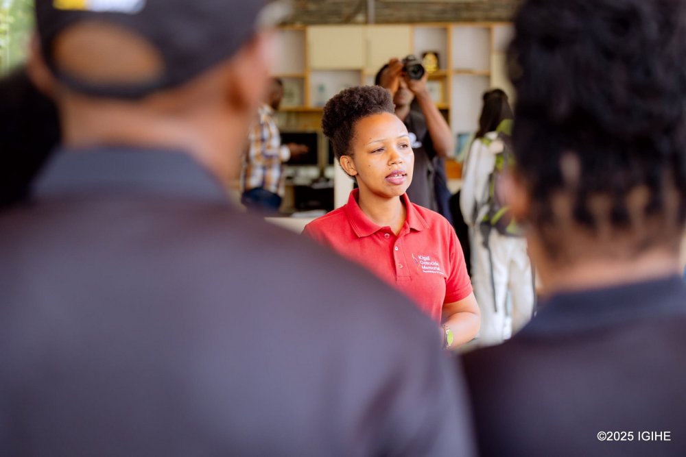 An employee of Kigali Genocide Memorial took Tennis players through history that culminated in Rwanda's darked hour.