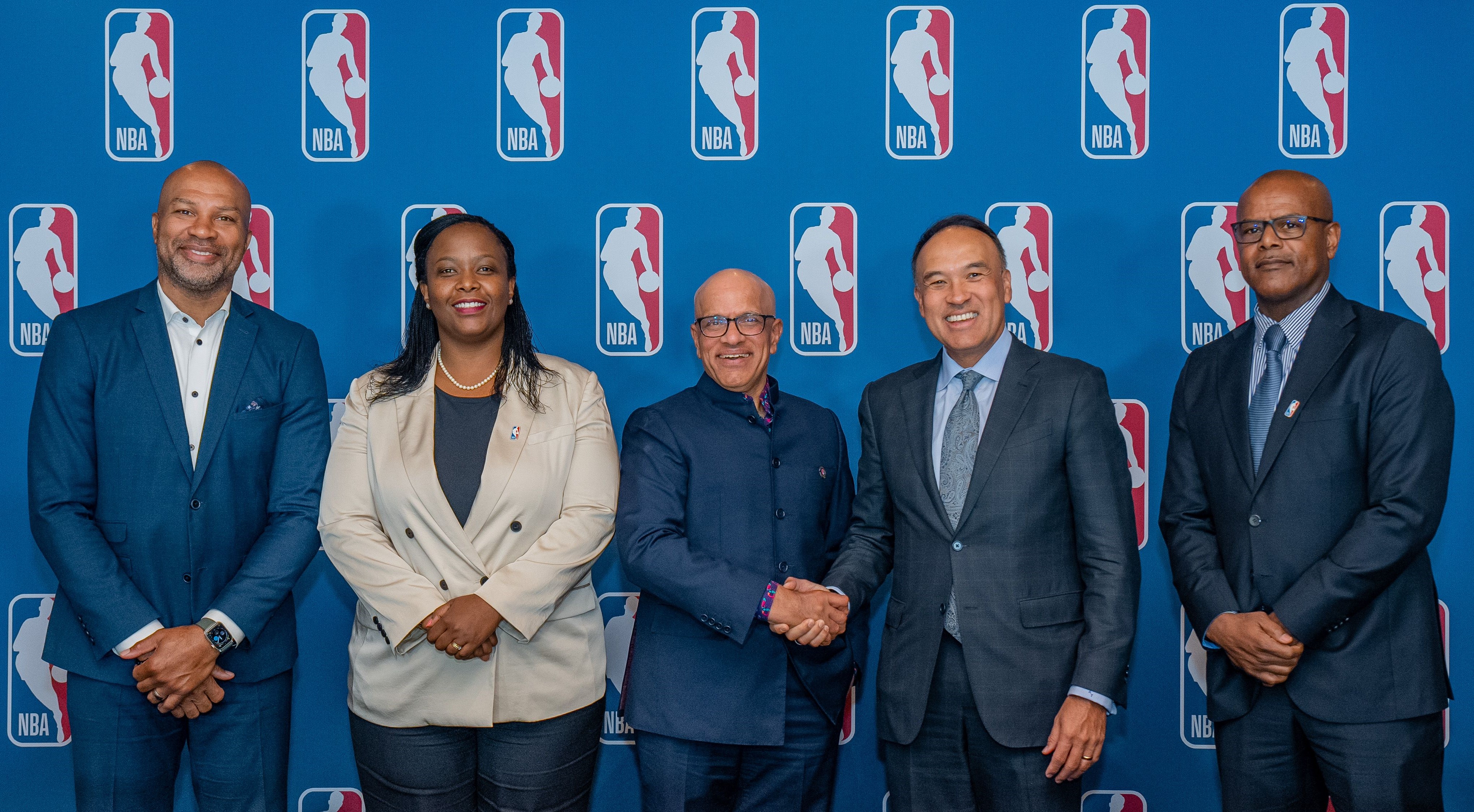 The collaboration was announced by NBA Deputy Commissioner and Chief Operating Officer Mark Tatum, Opportunity International CEO Atul Tandon, and five-time NBA champion Derek Fisher at a press conference in Nairobi, Kenya, on Tuesday, October 8, 2024.