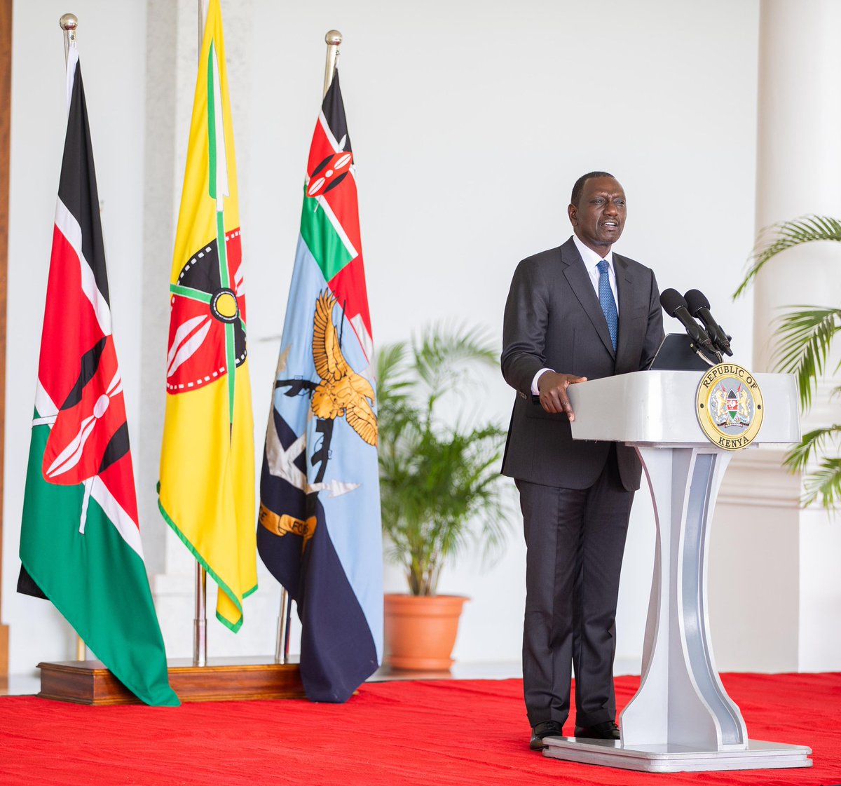 Kenyan President William Ruto on Friday named a new government meant to respond to the grievances of young protesters.