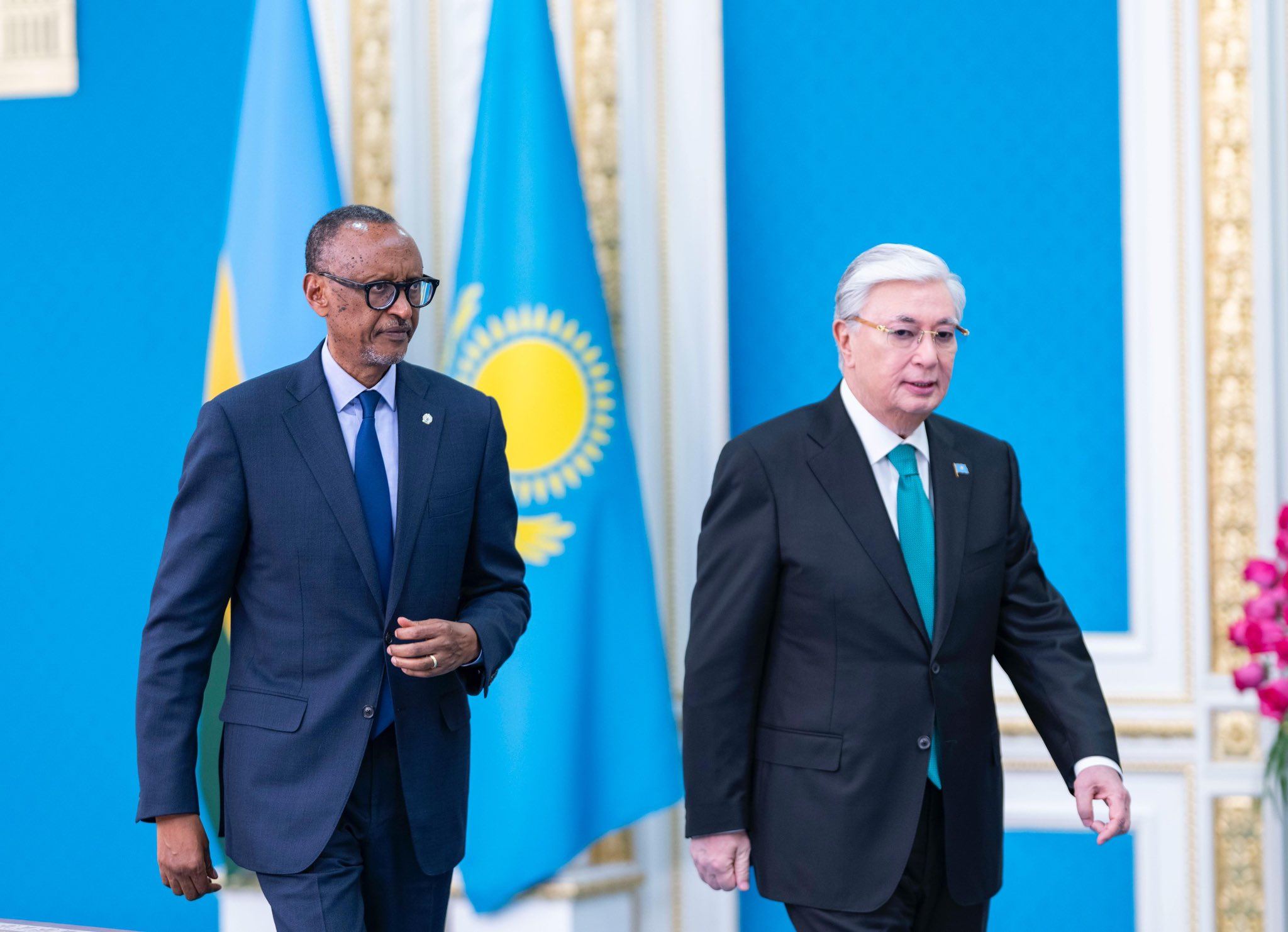 President Kagame was warmly received by his Kazakhstani counterpart Kassym-Jomart Tokayev .