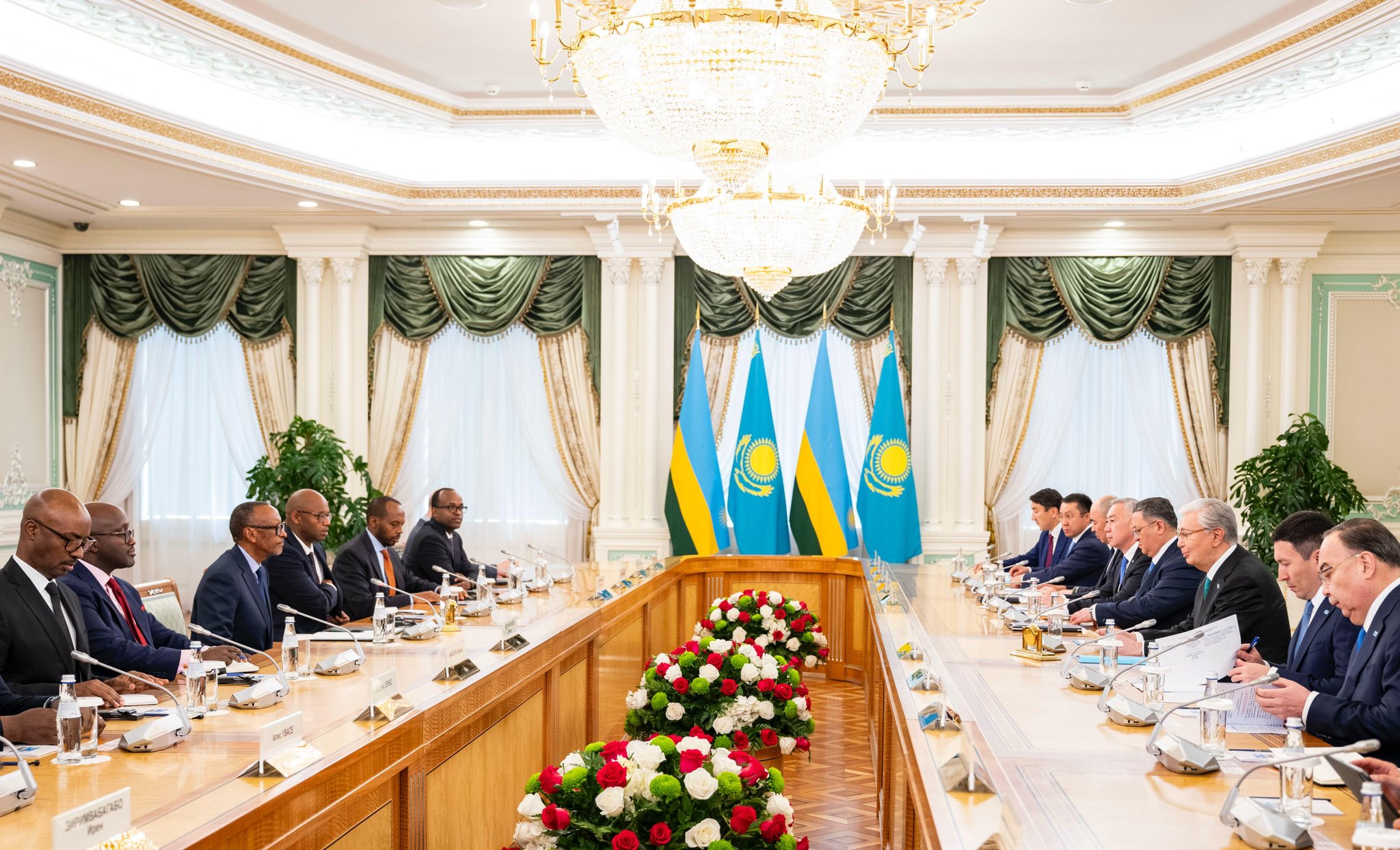 The Kazakhstani presidency confirmed that the discussions highlighted shared ambitions in sustainable development and mutual progress.