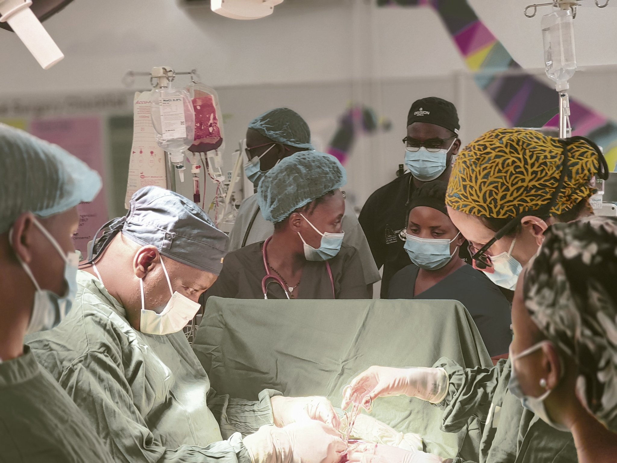 Dr. Alain Jules Ndibanje, a paediatric surgery specialist at CHUK, was the lead surgeon in the operation.