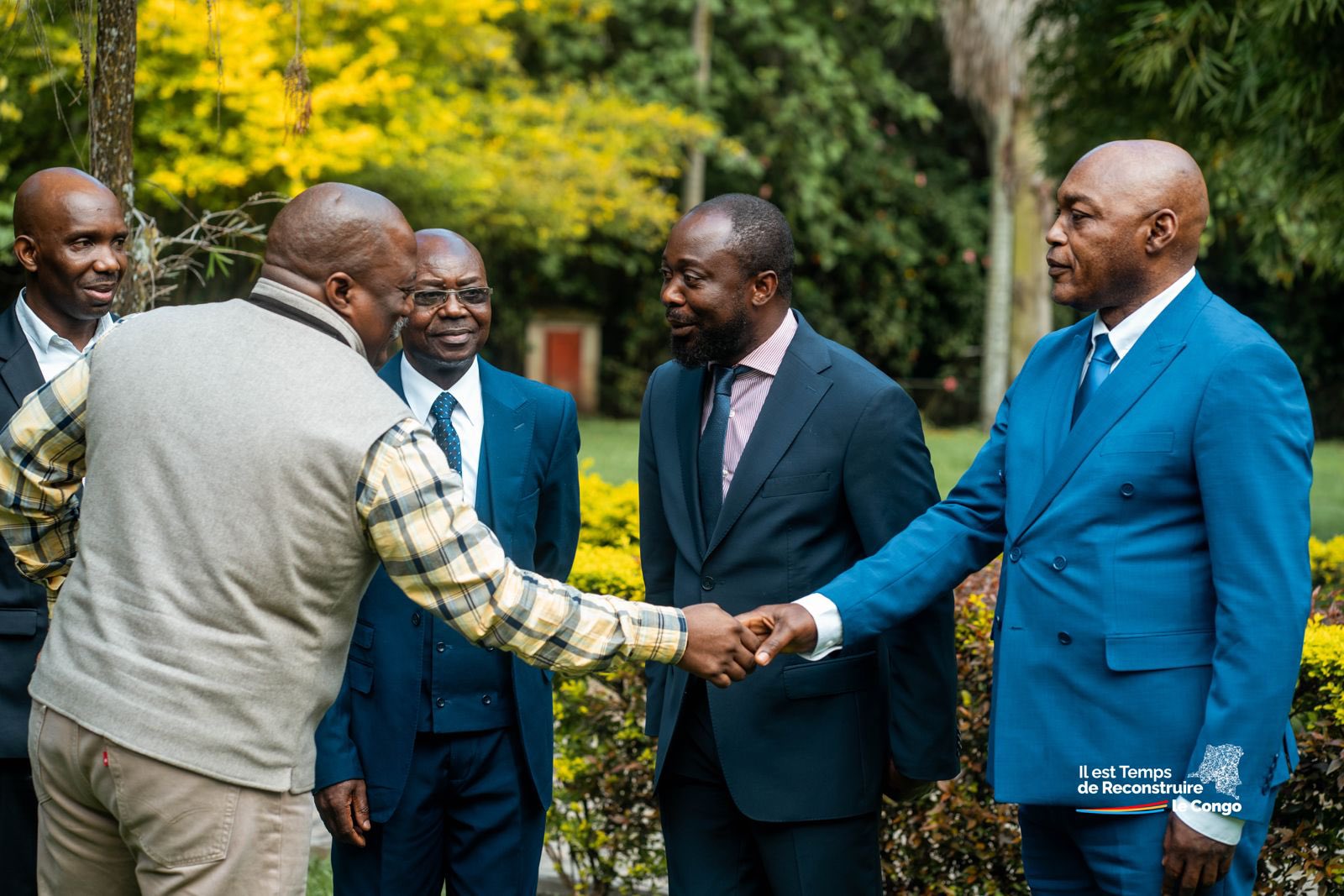 Former President Joseph Kabila met with a delegation representing Franck Diongo, a vocal critic of President Félix Tshisekedi, at his residence in Kinyogote, near Goma in North Kivu province, on Monday, June 2.
