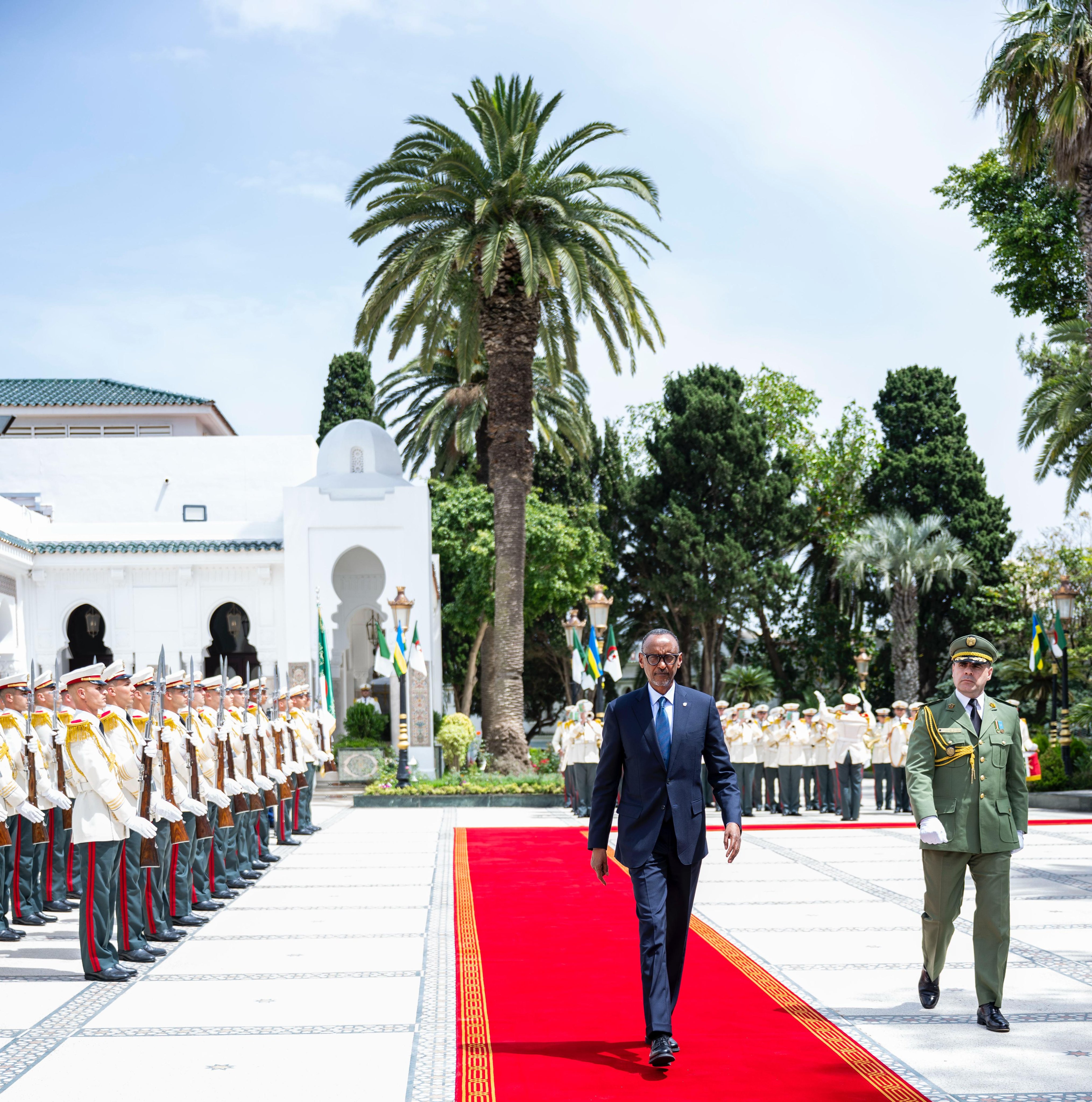 President Paul Kagame arrived in Algeria on Tuesday, June 3, 2025, for a two-day official visit at the invitation of his counterpart, President Abdelmadjid Tebboune.