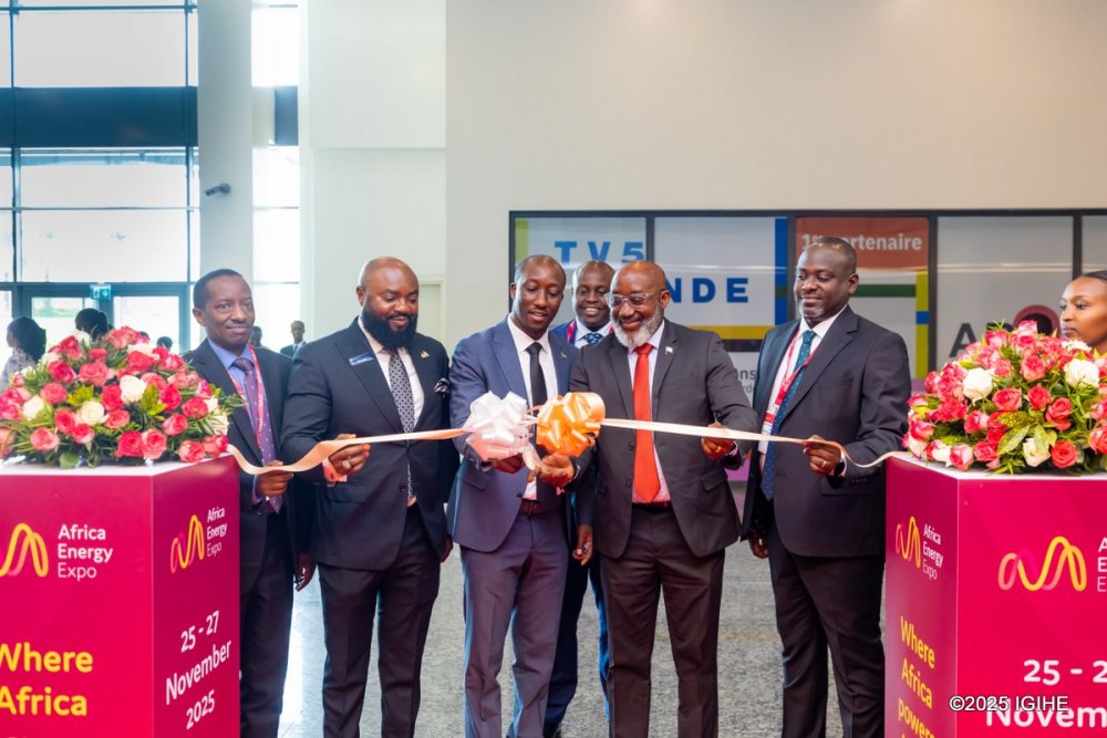 The Minister of Infrastructure, Dr. Jimmy Gasore officiated the opening of Africa Energy Expo, which is taking place in Kigali.