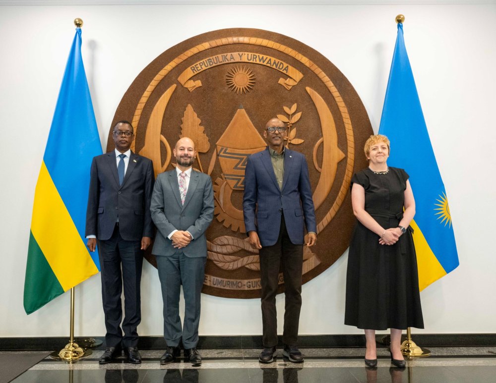 President Paul Kagame received United Kingdom (UK) High Commissioner Omar Daair and accompanying delegation at his office.