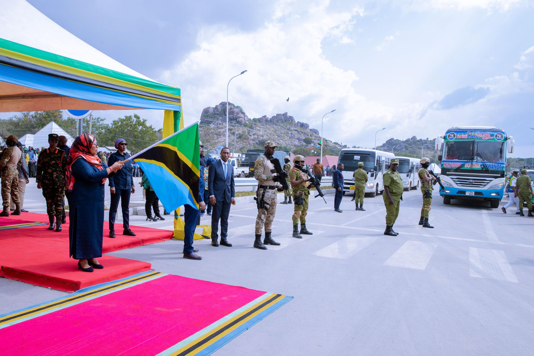 The new permanent connection is expected to significantly reduce travel time, enhance economic activity in the Lake Zone, and improve access to essential services.