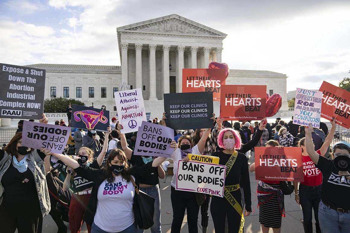 Many people stage protests against abortion nowadays.