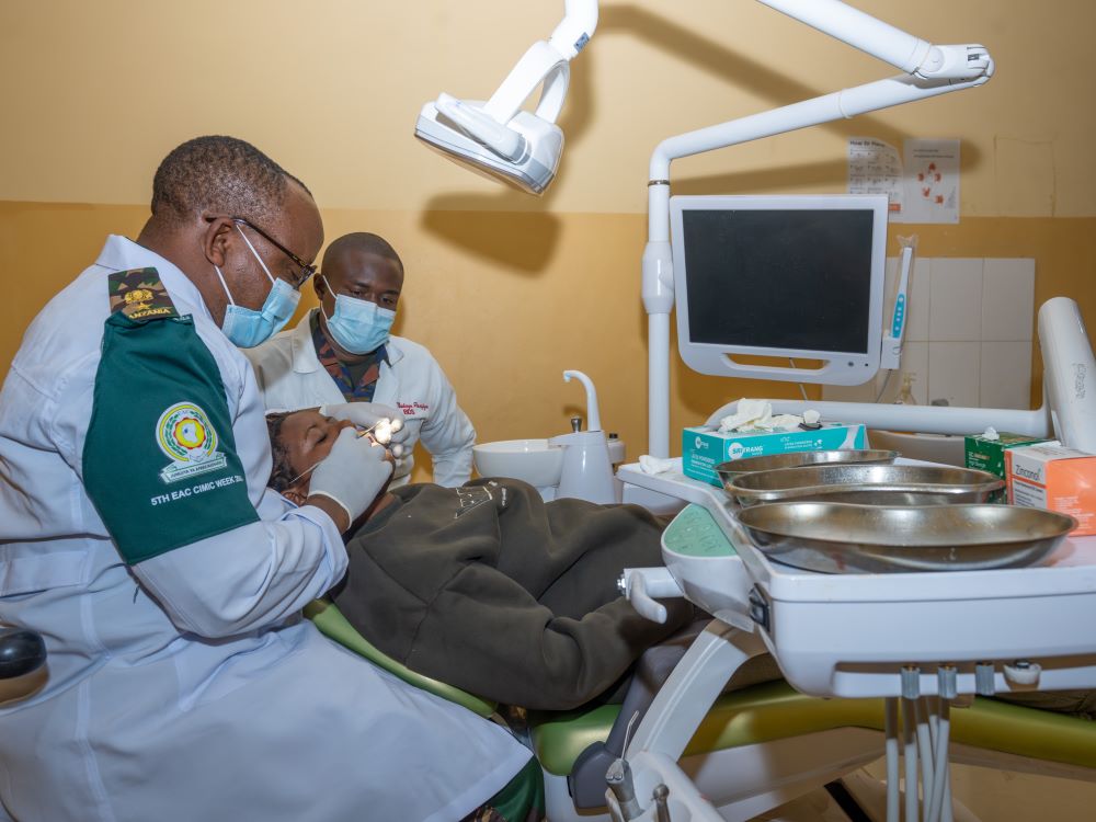 In addition to medical services in Nyanza and Ngoma, EAC Armed Forces personnel are also engaged in a variety of community development projects. 