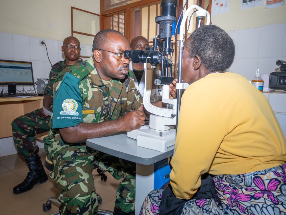 The East African Community (EAC) Armed Forces medical specialists are currently offering free medical services to residents of Nyanza and Ngoma districts.