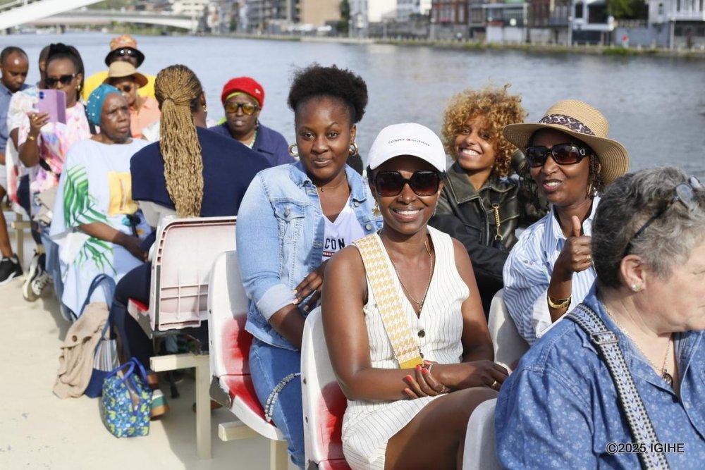 Participants of the 'Journée Sportive' also enjoyed a boat ride.