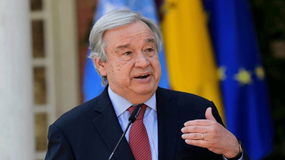 United Nations (UN) Secretary-General Antonio Guterres on Saturday strongly condemned the drone attacks that targeted the UN peacekeeping logistics base in Kadugli, Sudan, earlier in the day.