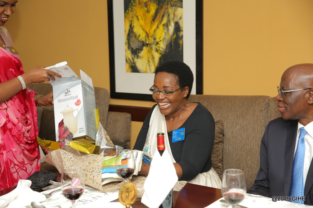 The Governor of Rotary Club District 9150, Anna Kemajou Nkodia has concluded her visit to Rwanda