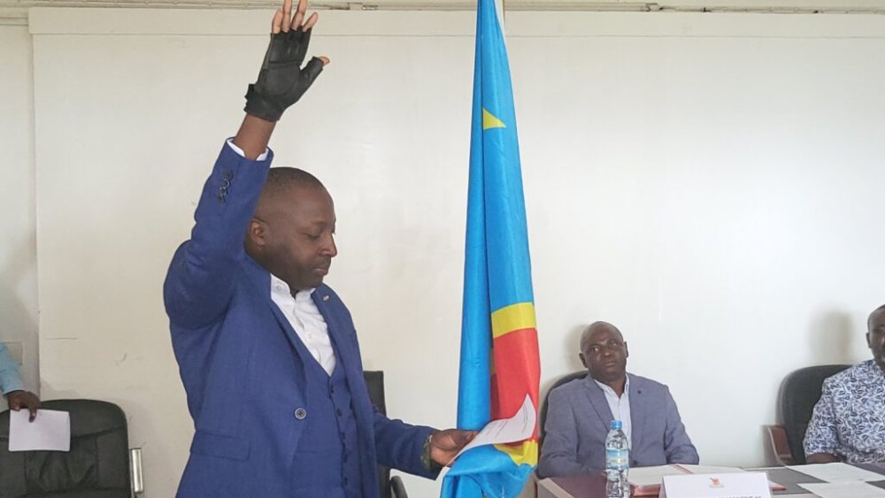 The Governor of North Kivu, Bahati Musanga Erasto.