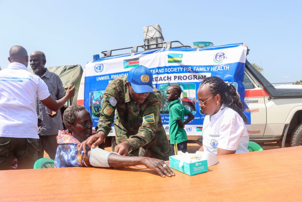 The outreach included screening and treatment for a variety of illnesses.